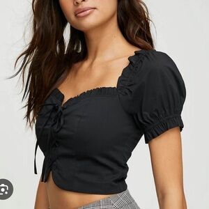 Sunday Best White Lolita Blouse (model pic is just for reference of fit)